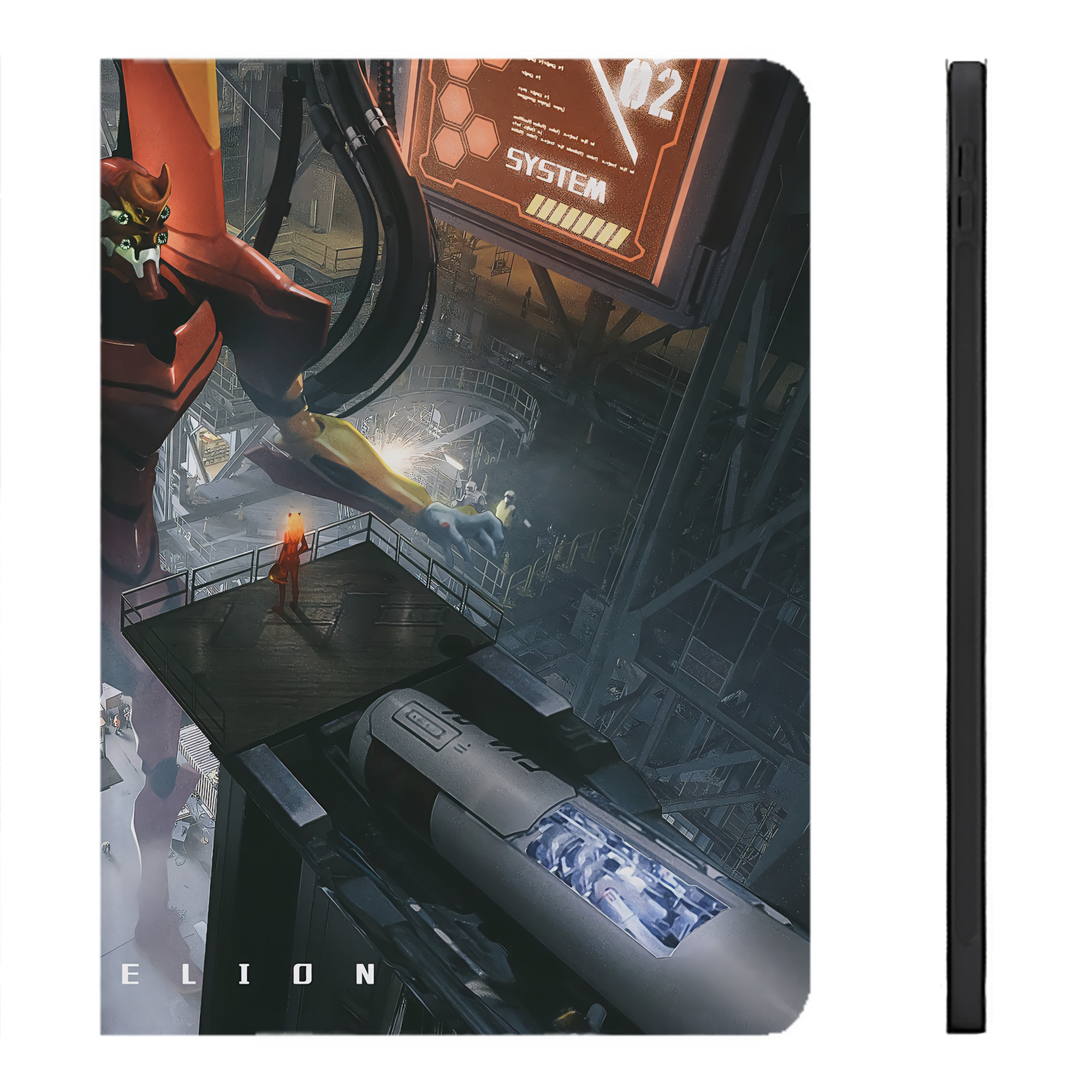 （画像用） EVA 新世紀エヴァンゲリオン IPadケース ペンホルダー付き ブックスタイルデザイン